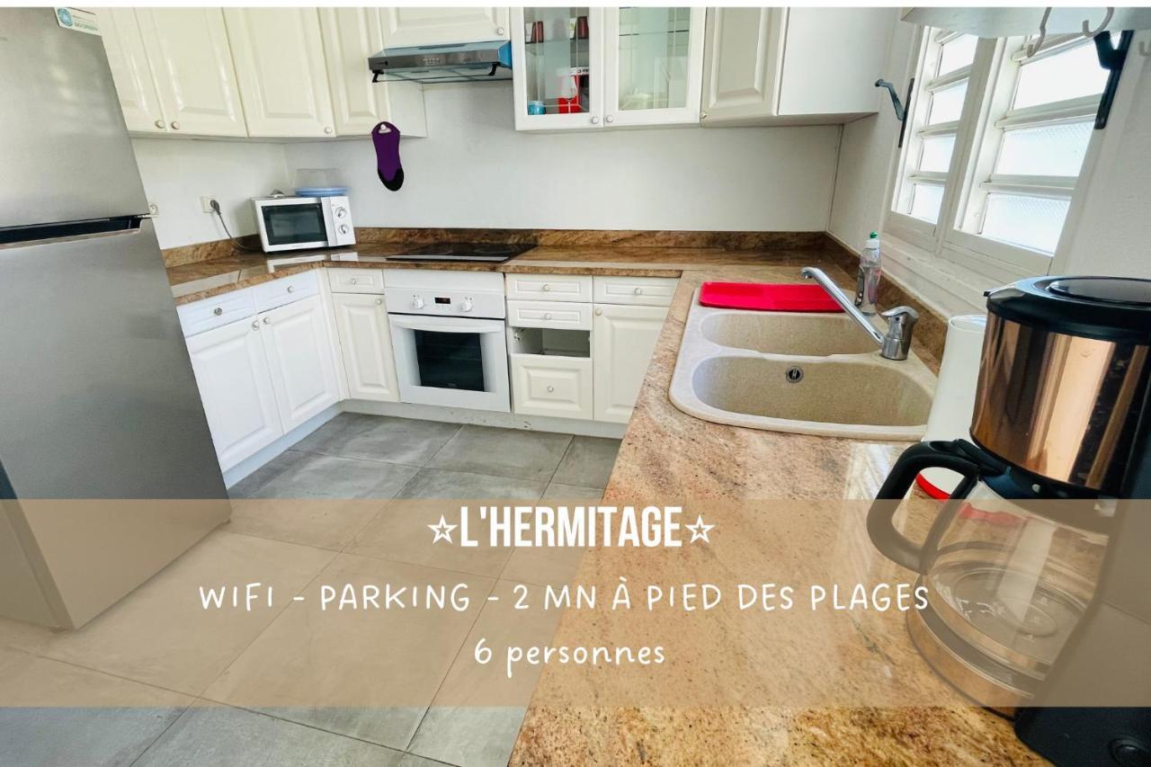 L'Hermitage - Appartement T3 En Bord De Plage Filaos Bagian luar foto